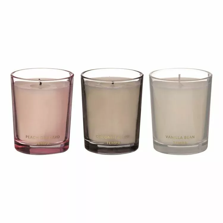 Tempa Luna Assorted Sweet Mini Candle 3 Piece Gift Set 3 Tempa Luna Assorted Sweet Mini Candle 3 Piece Gift Set