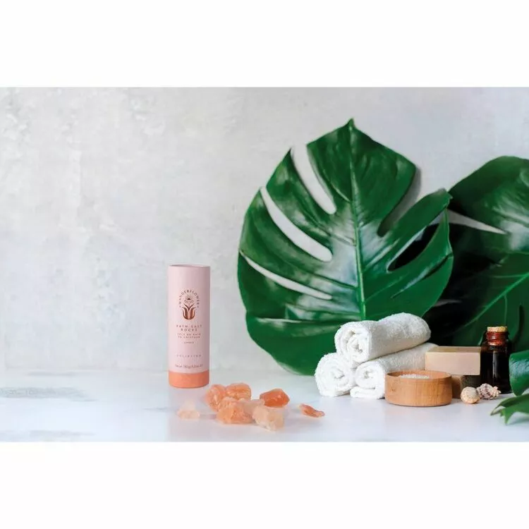 Wanderflower Bath Salt Rocks Amber 3 Wanderflower Bath Salt Rocks Amber