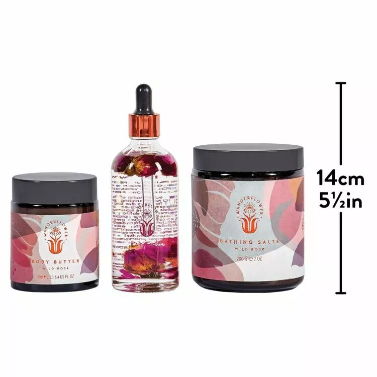 Wanderflower Wild Rose Time To Unwind Wellness Set 3 Wanderflower Wild Rose Time To Unwind Wellness Set