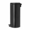 Brabantia Pedal Bin NewICON 30L Matt Black 1 Brabantia Pedal Bin NewICON 30L Matt Black -Bed Linen store SP 636945