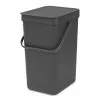 Brabantia Waste Bin Sort & Go 12L - Grey 1 Brabantia Waste Bin Sort & Go 12L - Grey -Bed Linen store SP 636961