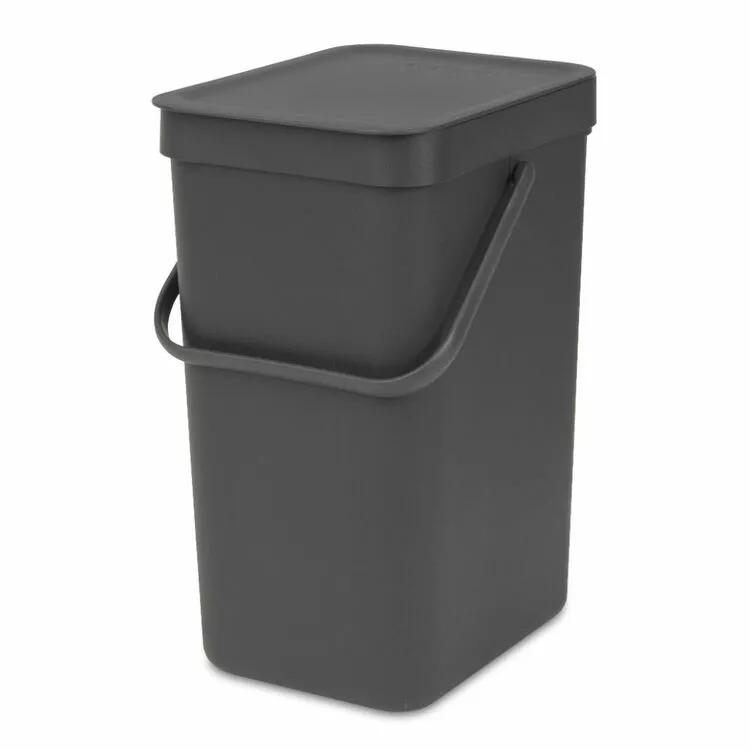 Brabantia Waste Bin Sort & Go 12L - Grey 2 Brabantia Waste Bin Sort & Go 12L - Grey