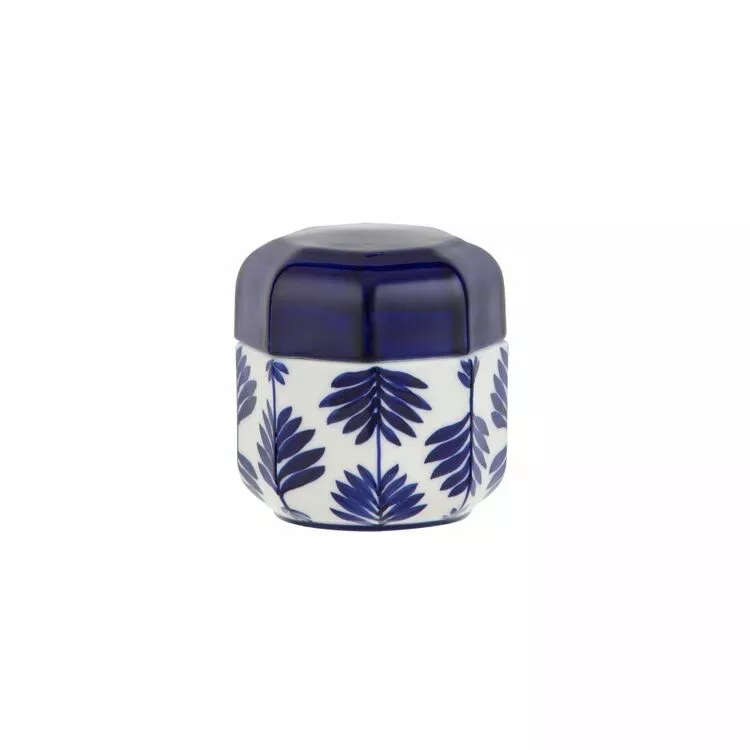 Society Home Imperial Trinket Box Blue & White 10 X 10 X 9.5 Cm 3 Society Home Imperial Trinket Box Blue & White 10 X 10 X 9.5 Cm