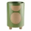 Linen House 20cm Planter Pot Elm Green 1 Linen House 20cm Planter Pot Elm Green -Bed Linen store SP 638426
