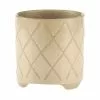 Linen House 16cm Planter Pot Estrada Caramel -Bed Linen store SP 638428
