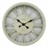 Maine & Crawford Hammersmith Clock White 52 X 52 X 6 Cm -Bed Linen store SP 638672