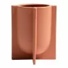 Kas Chester Small Planter Raw Sienna 17 X 17 X 21 Cm 2 Kas Chester Small Planter Raw Sienna 17 X 17 X 21 Cm -Bed Linen store SP 638686